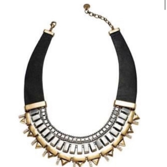 :: Stella & Dot Natalie Leather/Cobalt Necklace - Picture 6 of 6